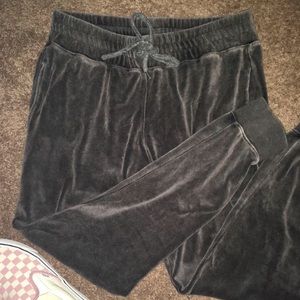 Velvet Grey Sweatpants